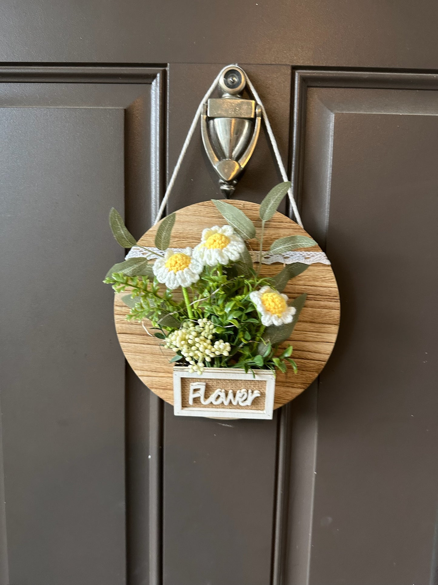 Floral Frame with Daisies