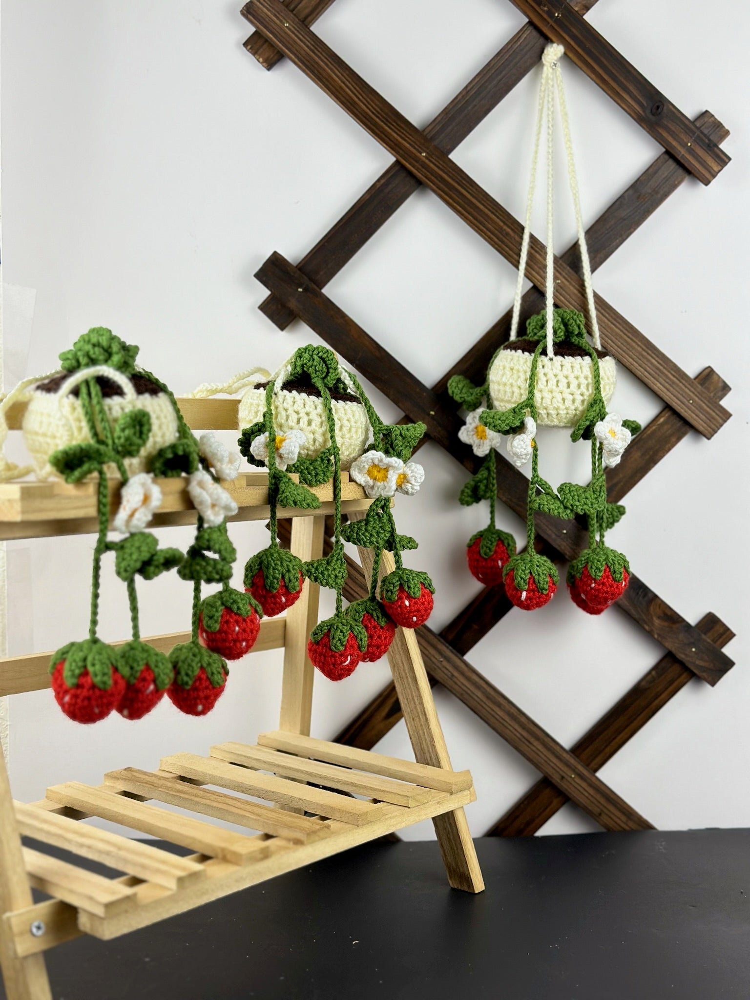 crochet money plant Crochet Strawberry Plant – Handmade Hanging Decor Giftv – Mary Room