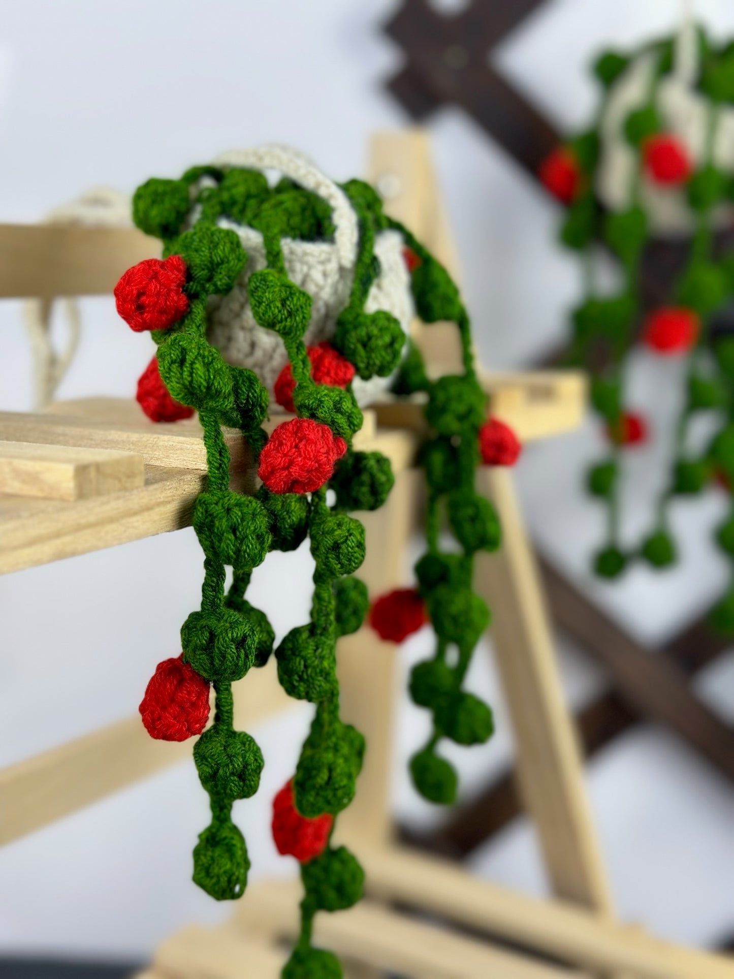 String of Pearls with Flowers