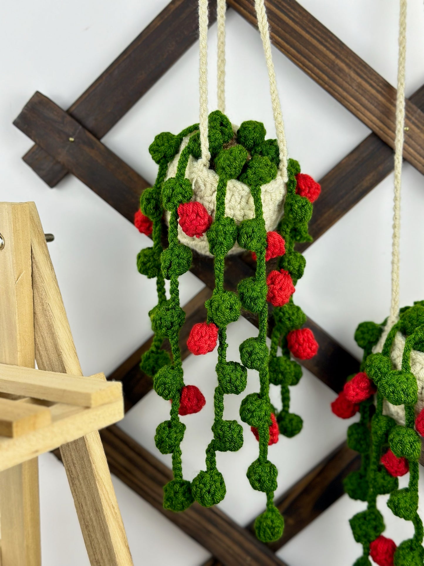 String of Pearls with Flowers