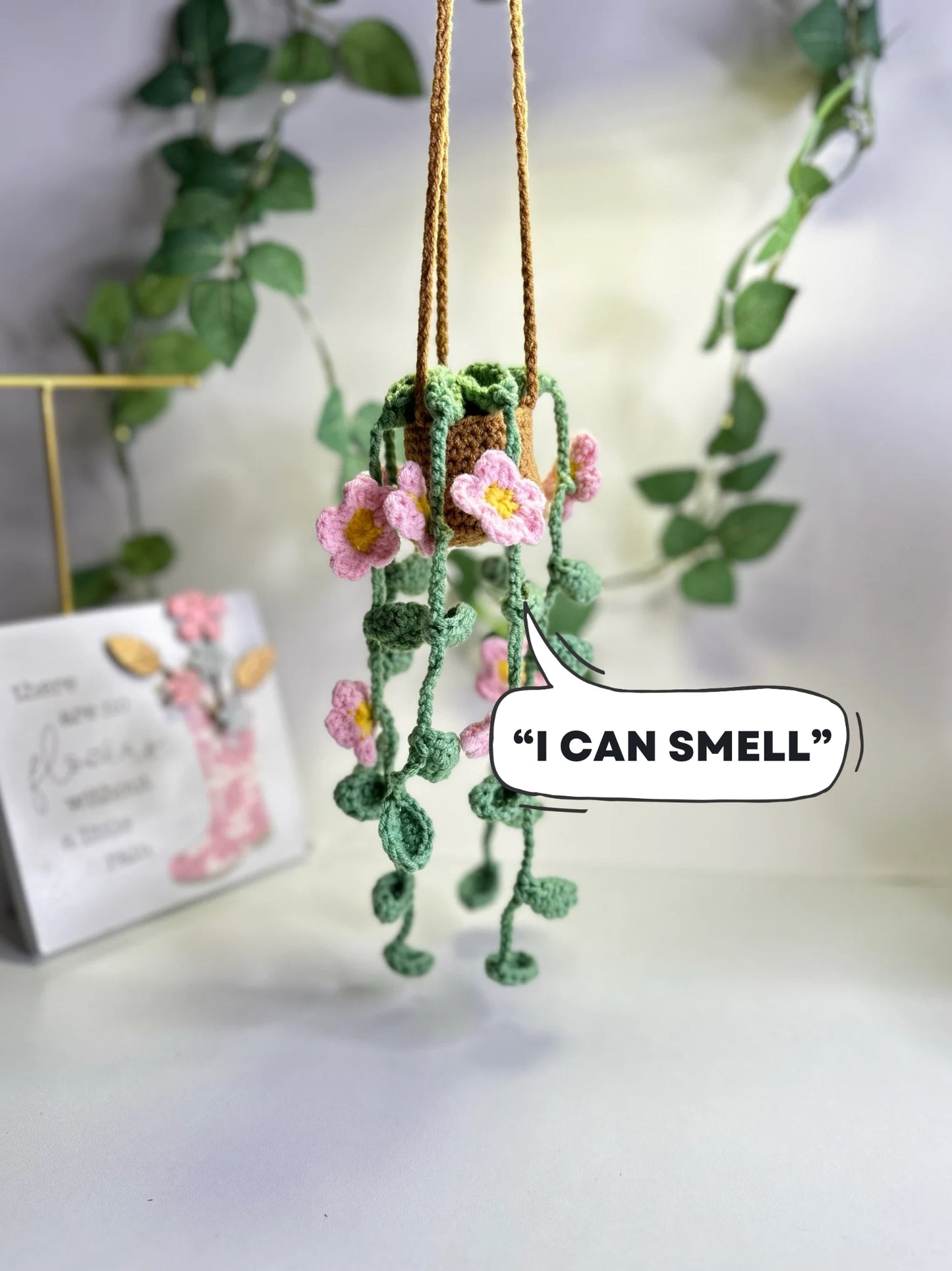 Hanging Plant with Lavender