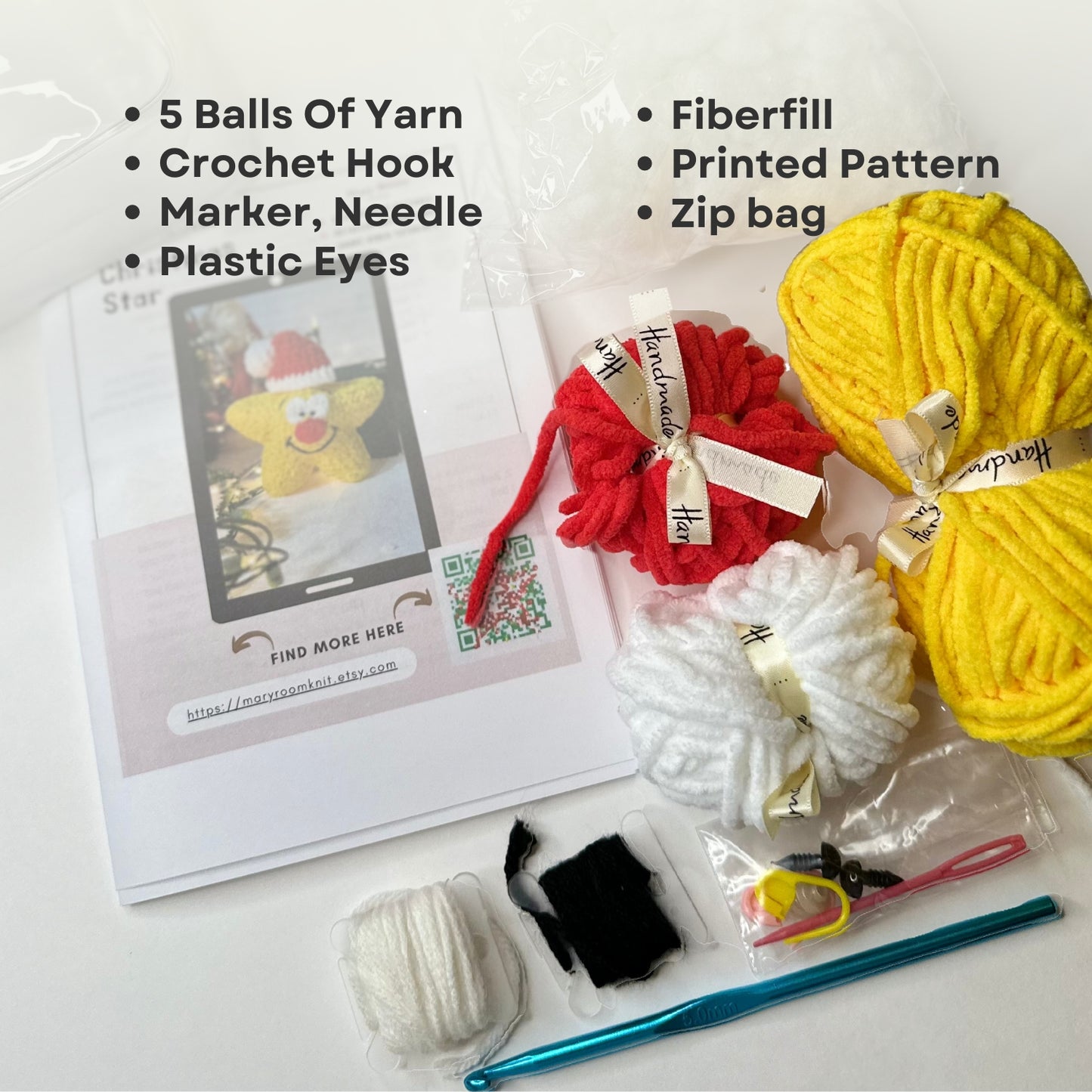 DIY Crochet Kit: Christmas Star