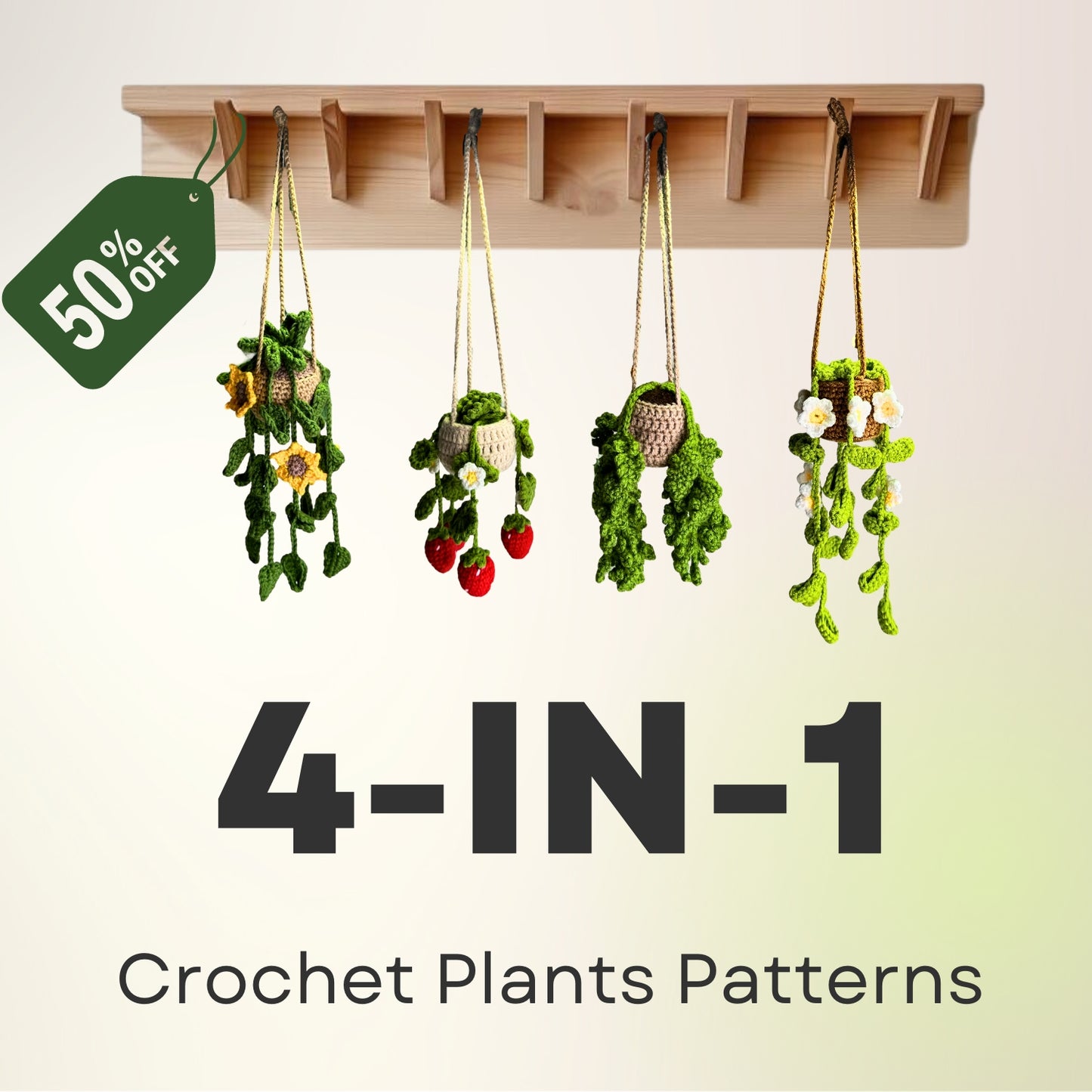 Crochet Hanging Plants Pattern Bundle