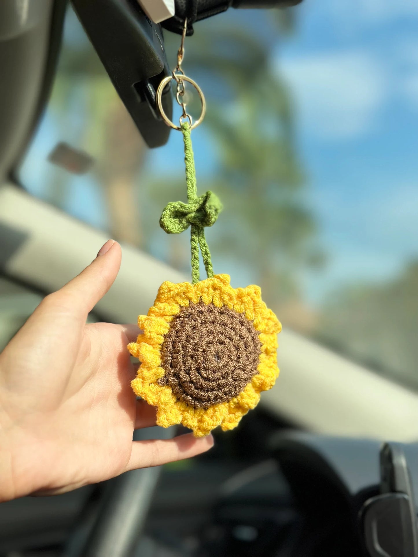 Sunflower Keychain