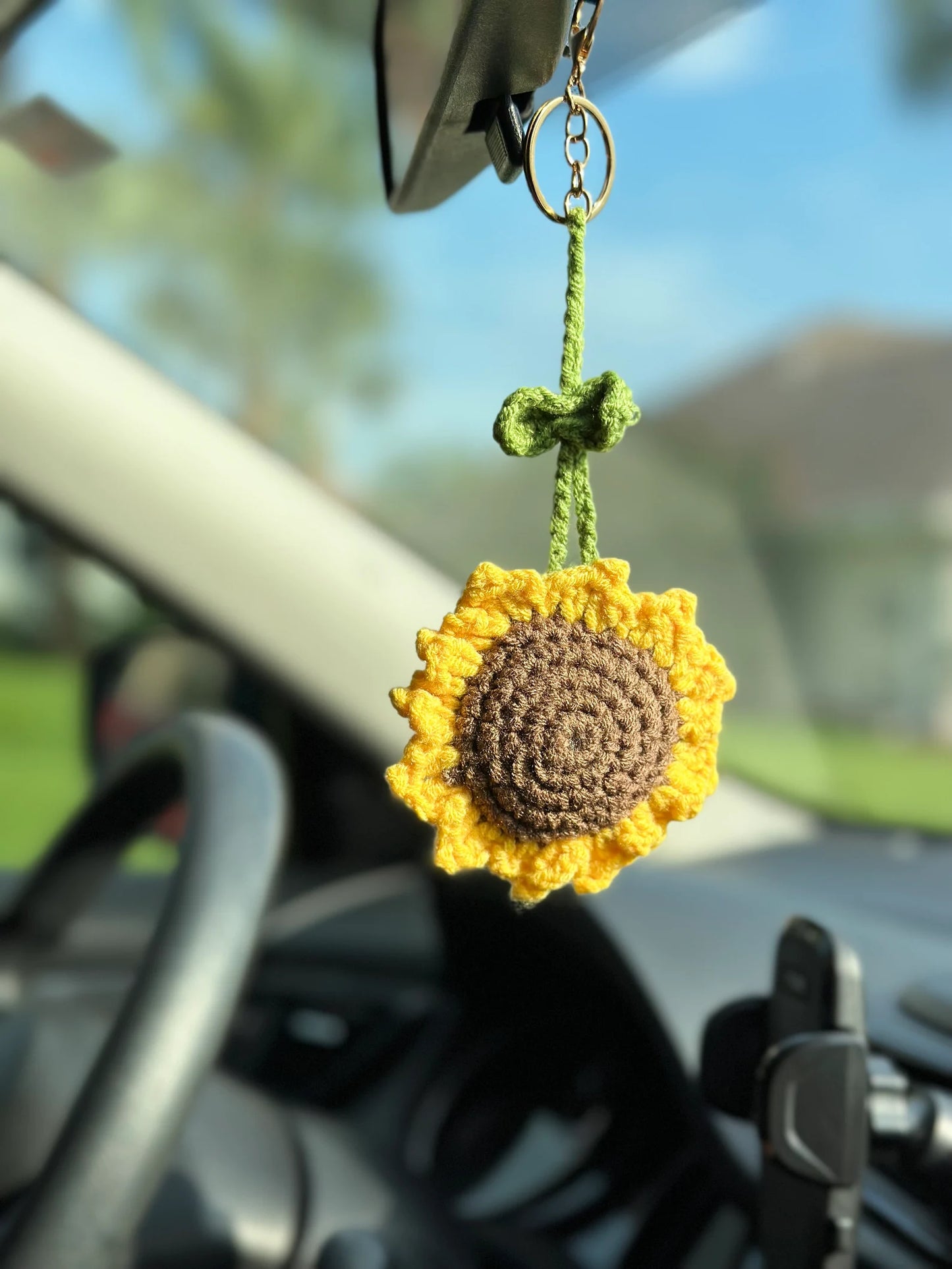 Sunflower Keychain
