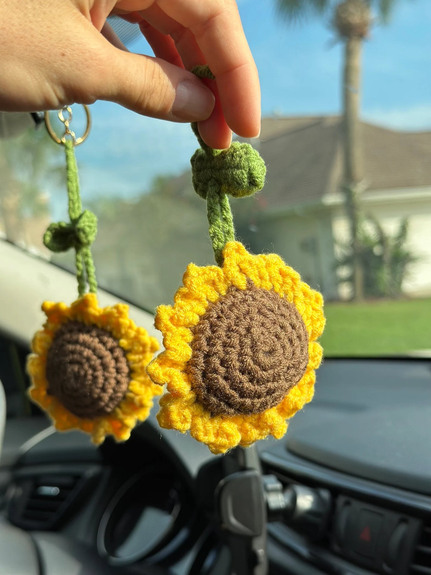 Sunflower Keychain