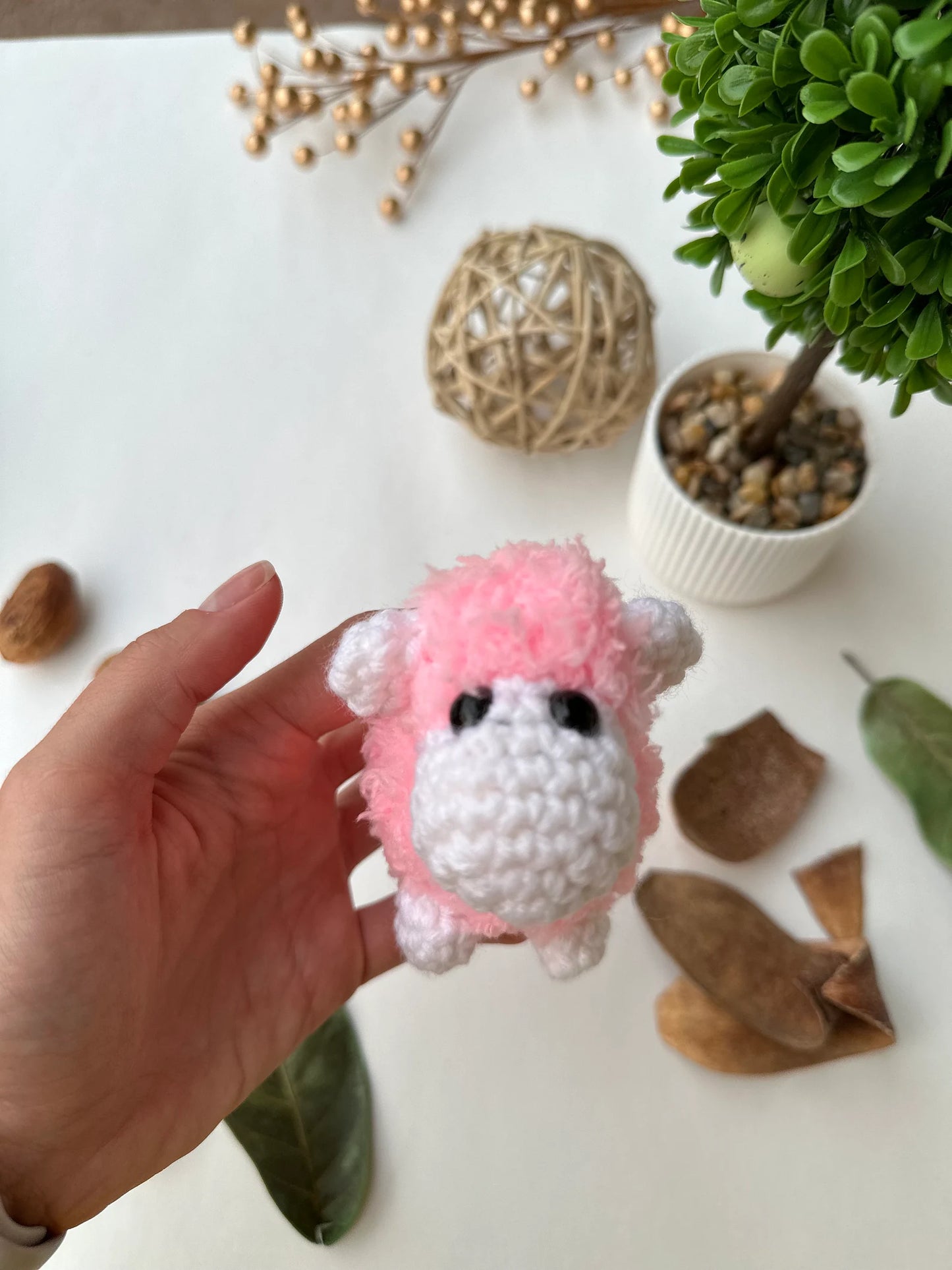 Sheep Keychain