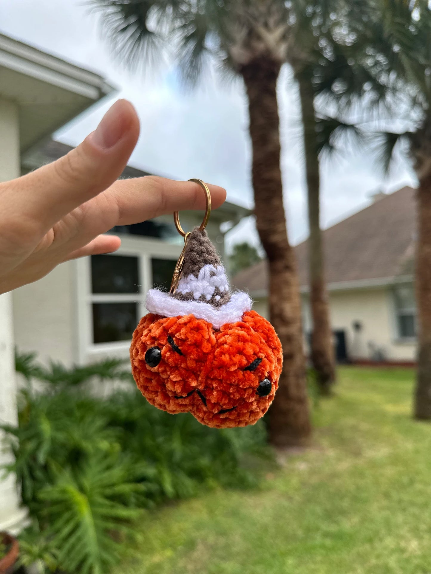 Pumpkin Keychain
