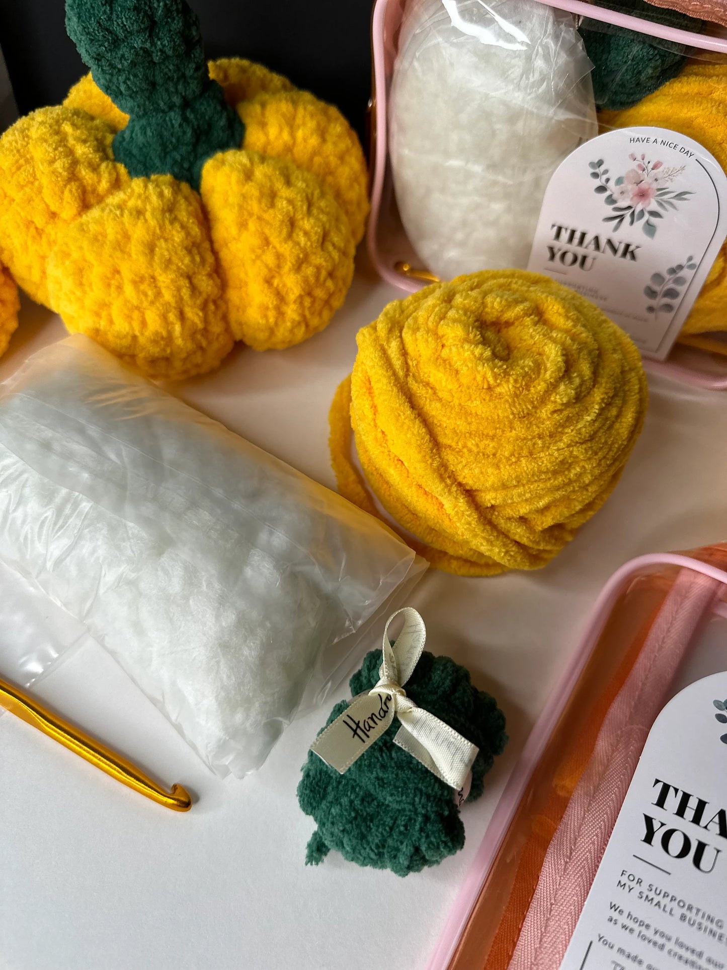 DIY Crochet Kit: Halloween Pumpkin