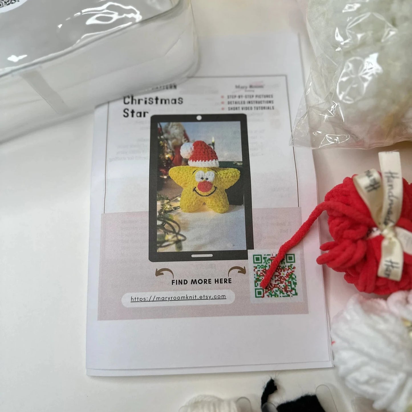 DIY Crochet Kit: Christmas Star