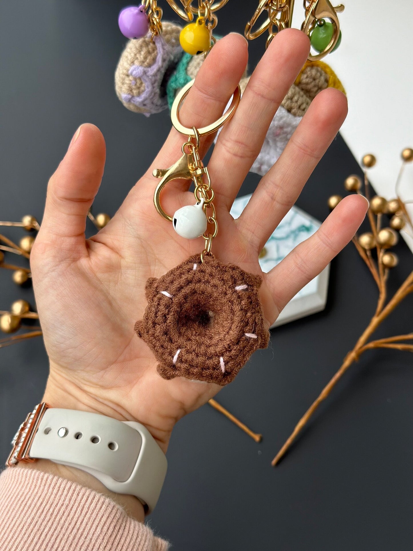 Donuts Keychain