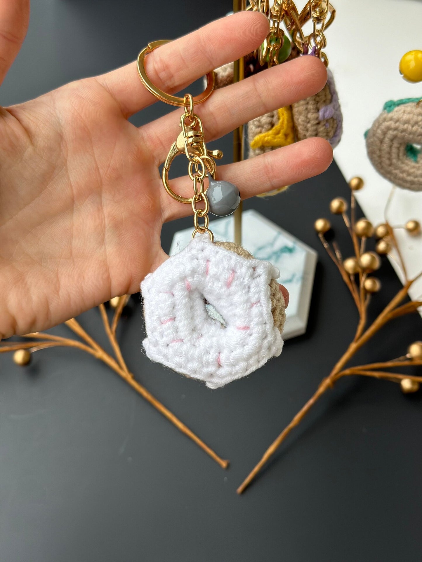 Donuts Keychain