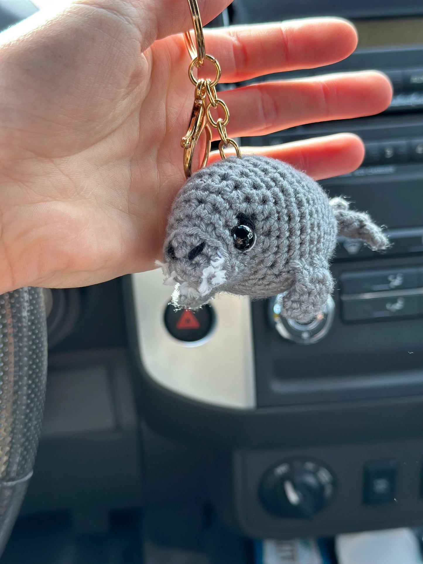 Manatee Keychain