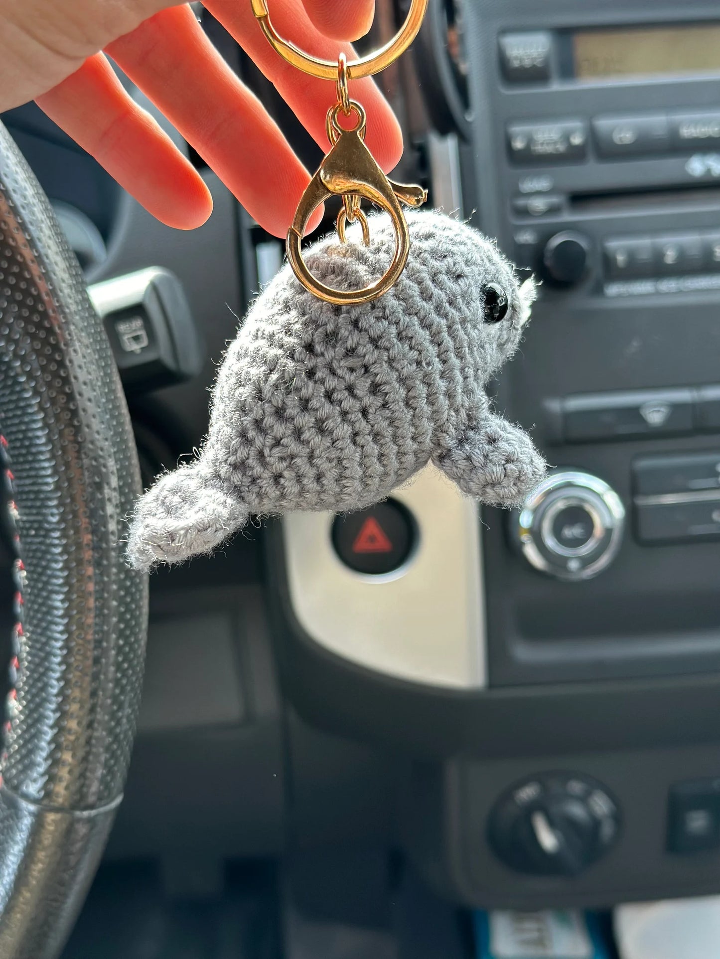 Manatee Keychain