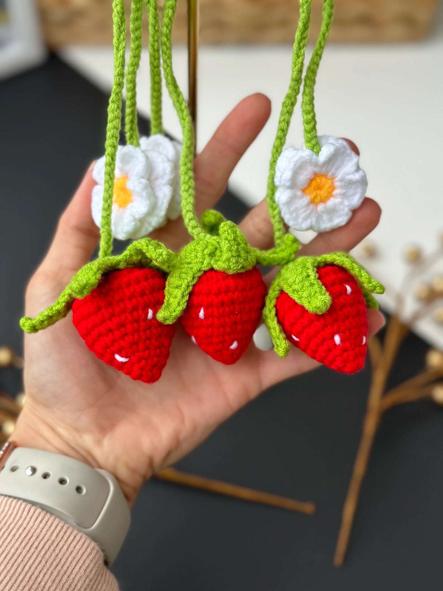 Strawberry Keychain