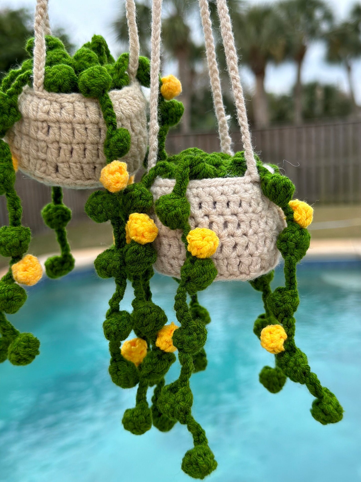 String of Pearls with Flowers