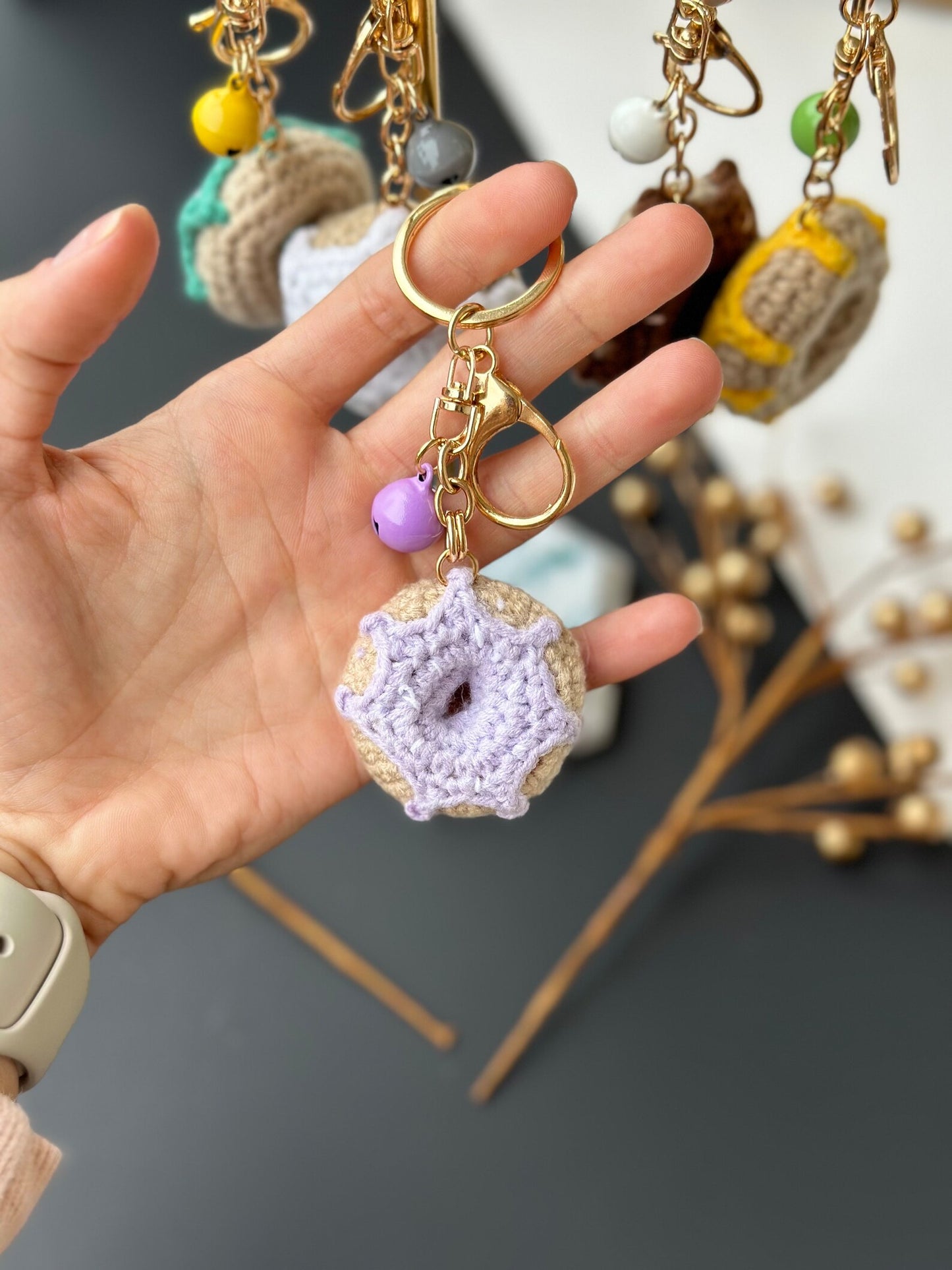 Donuts Keychain