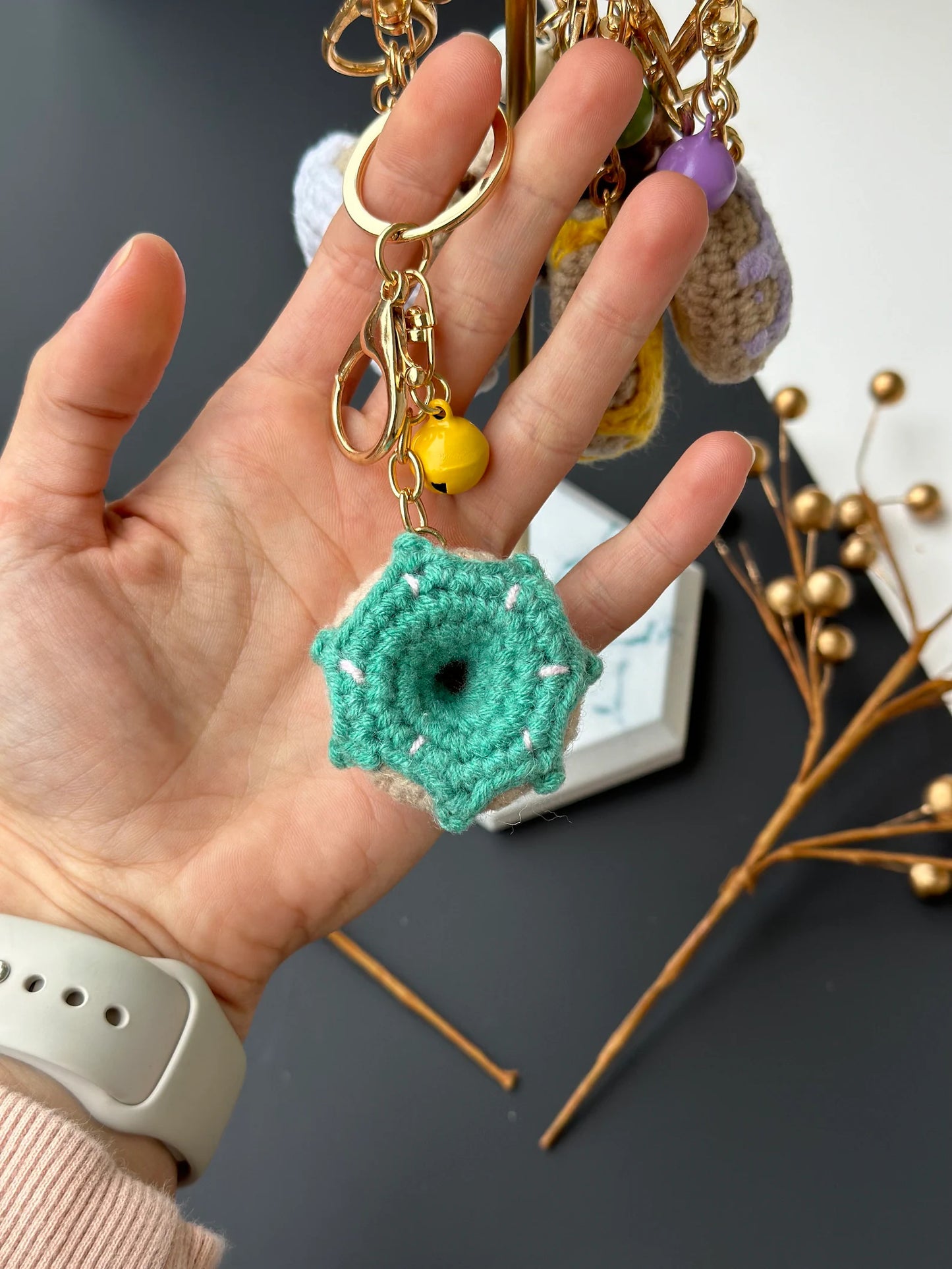 Donuts Keychain