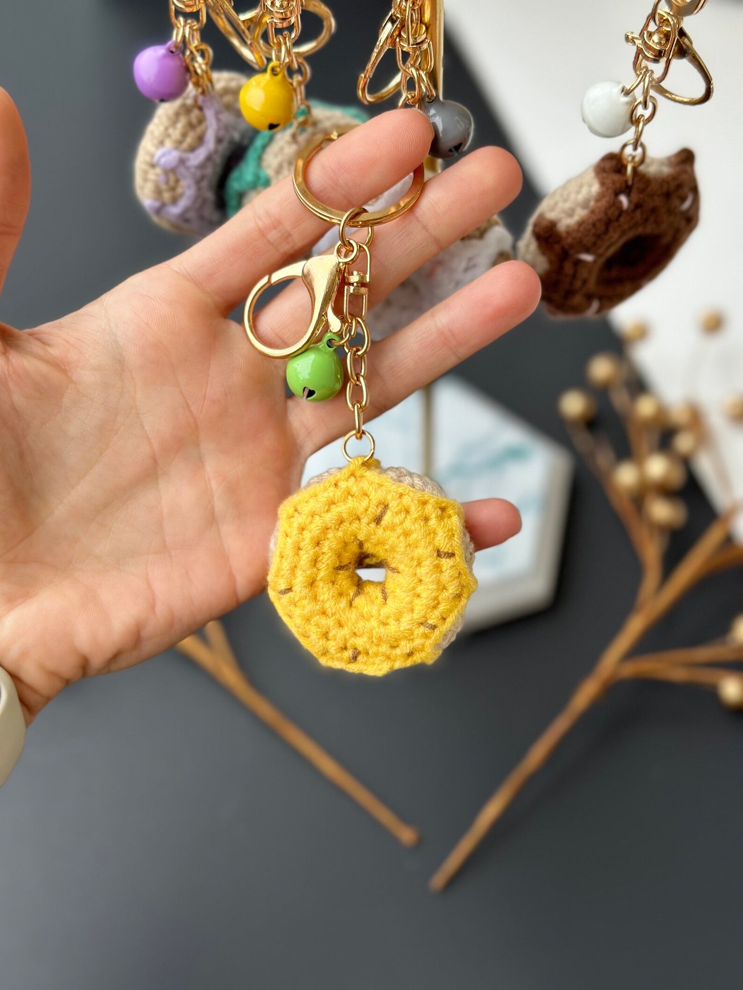 Donuts Keychain