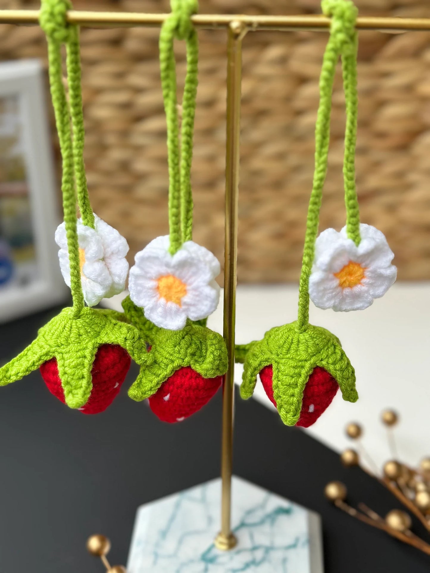 Strawberry Keychain