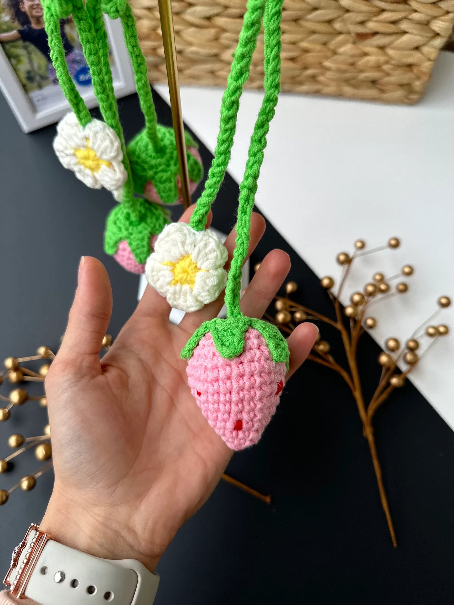 Strawberry Keychain