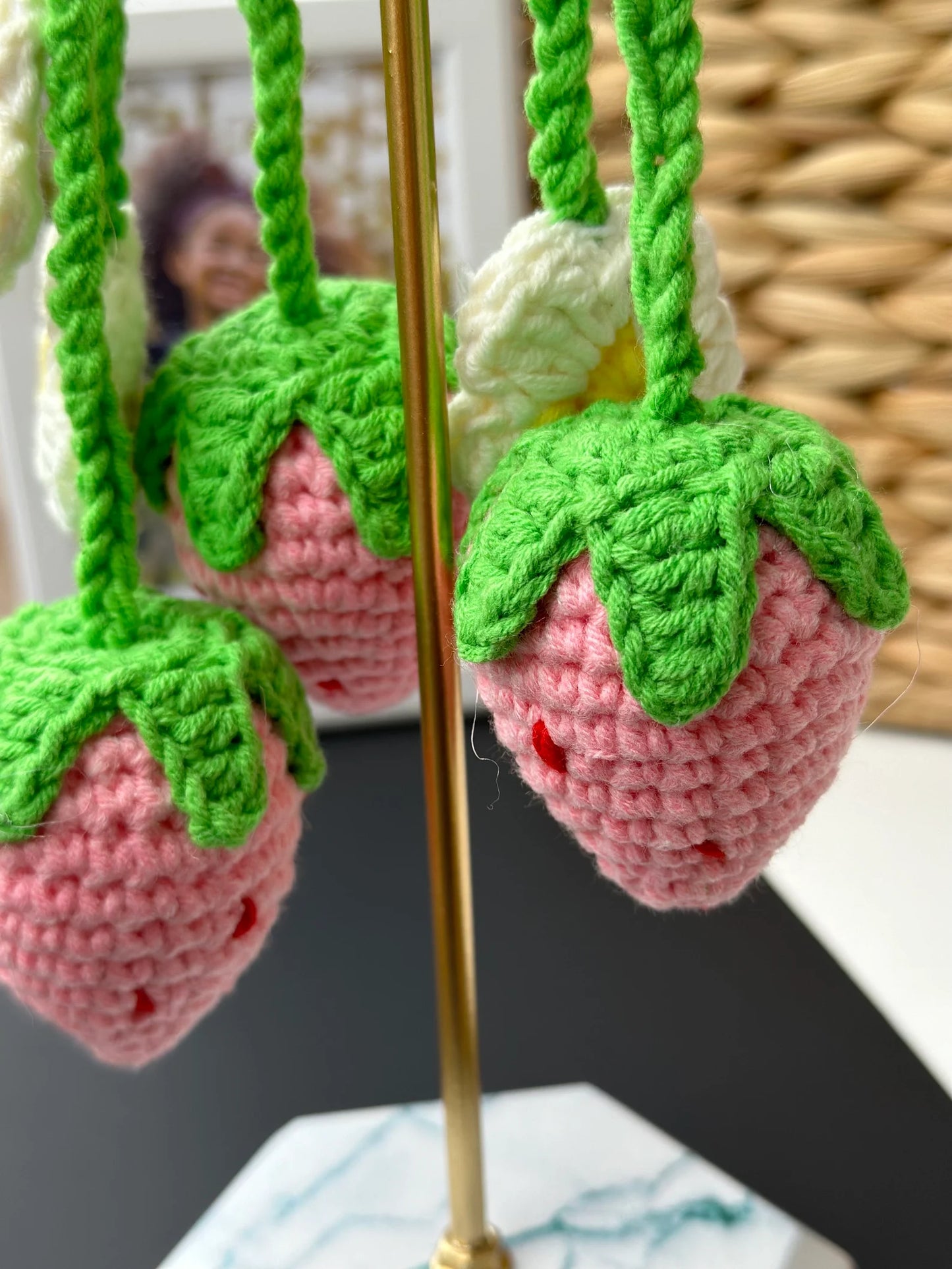 Strawberry Keychain