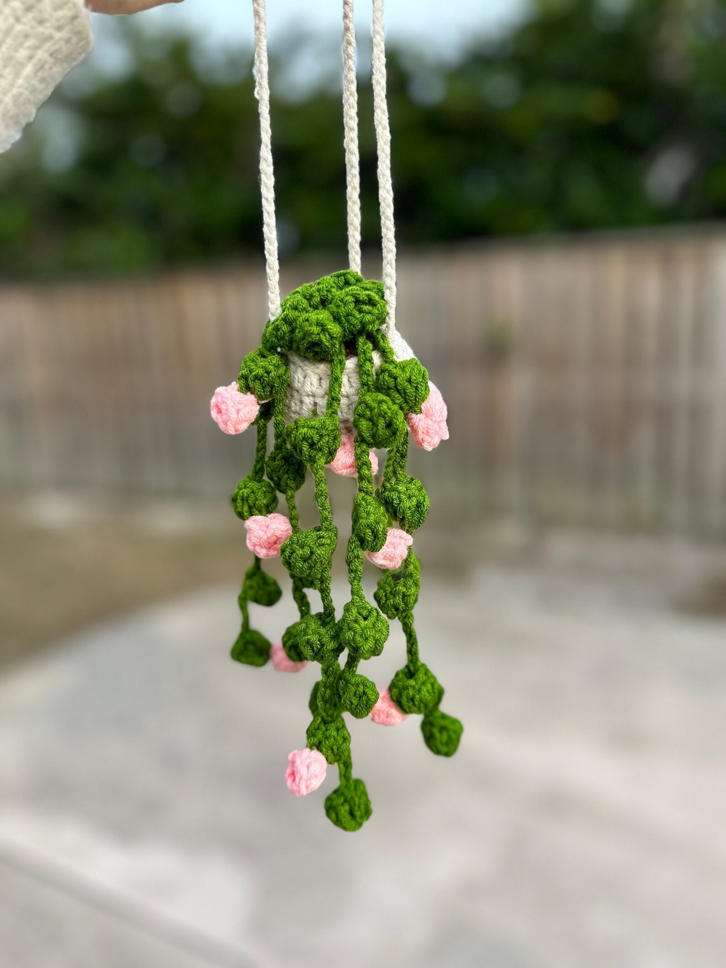 String of Pearls with Flowers