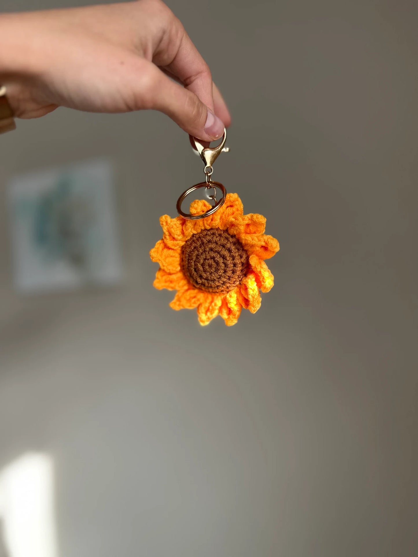 Sunflower Keychain