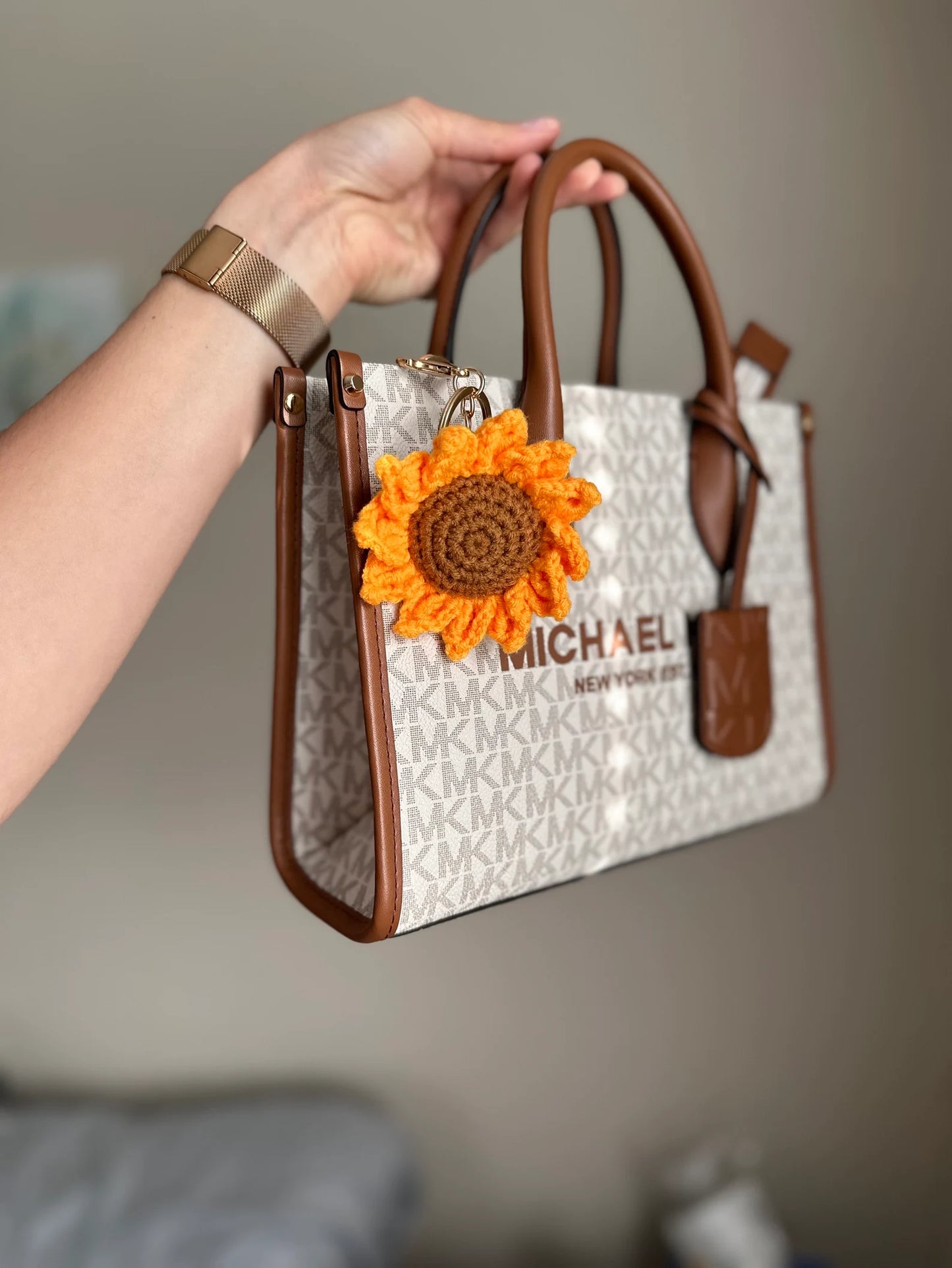 Sunflower Keychain