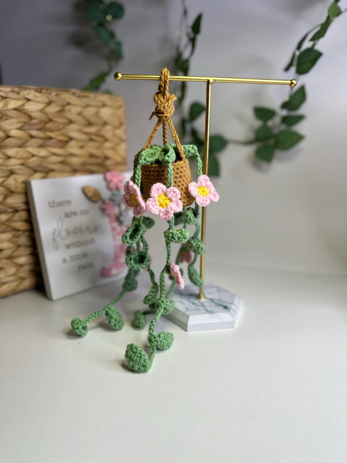 Hanging Plant with Lavender