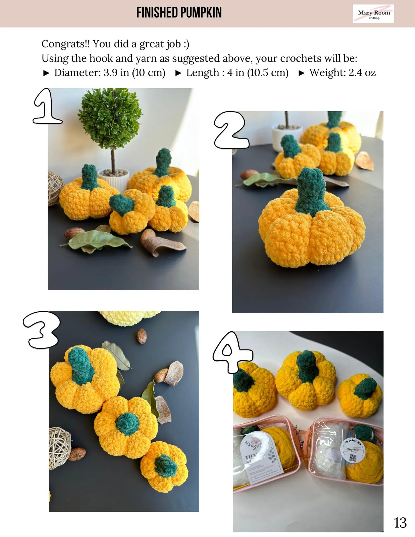 CROCHET PUMPKIN PATTERN