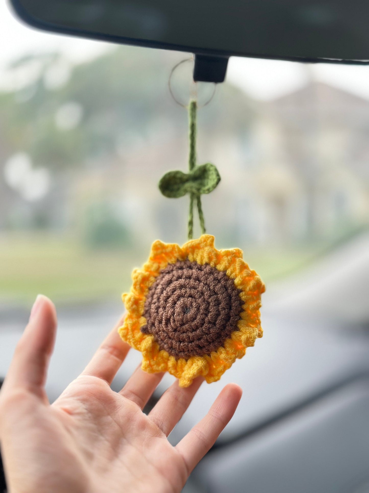Sunflower Keychain