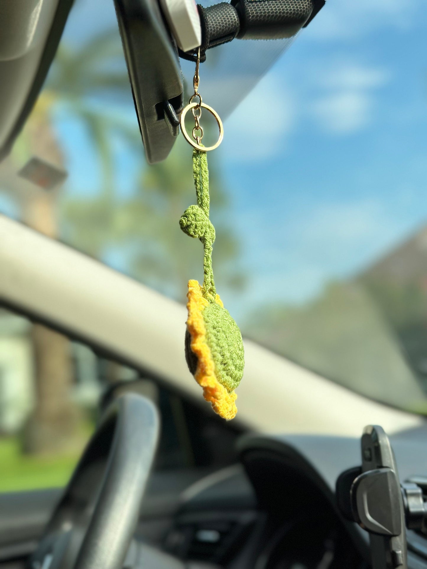 Sunflower Keychain