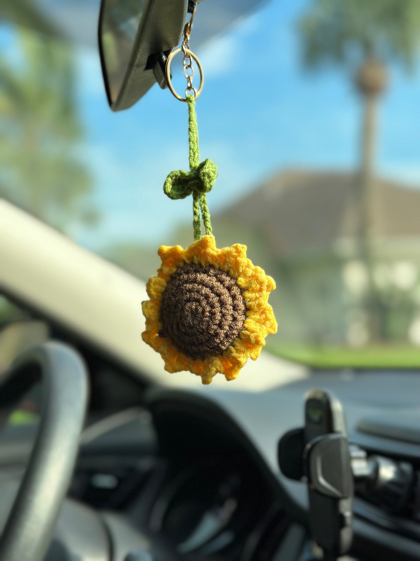 Sunflower Keychain