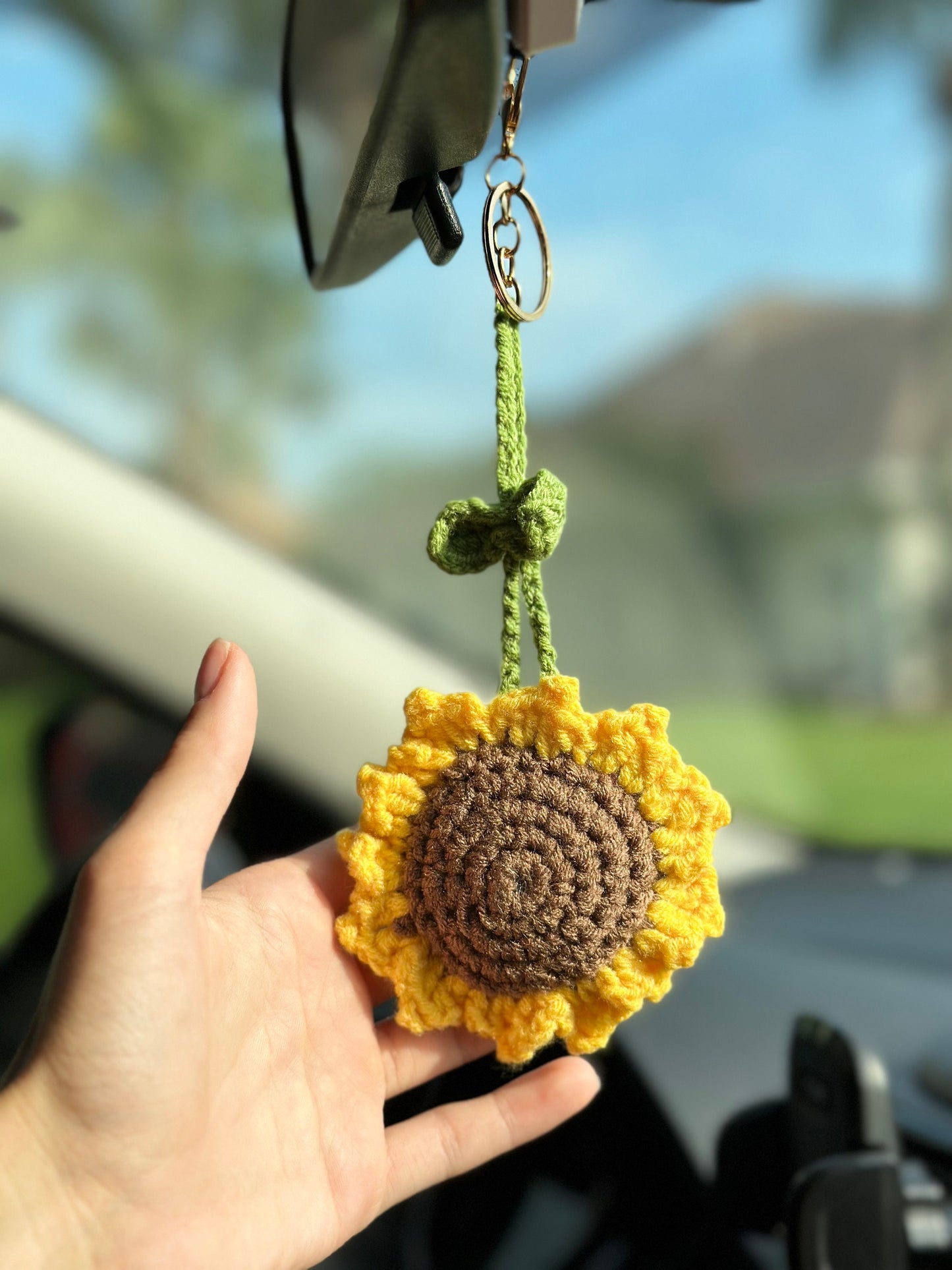 Sunflower Keychain