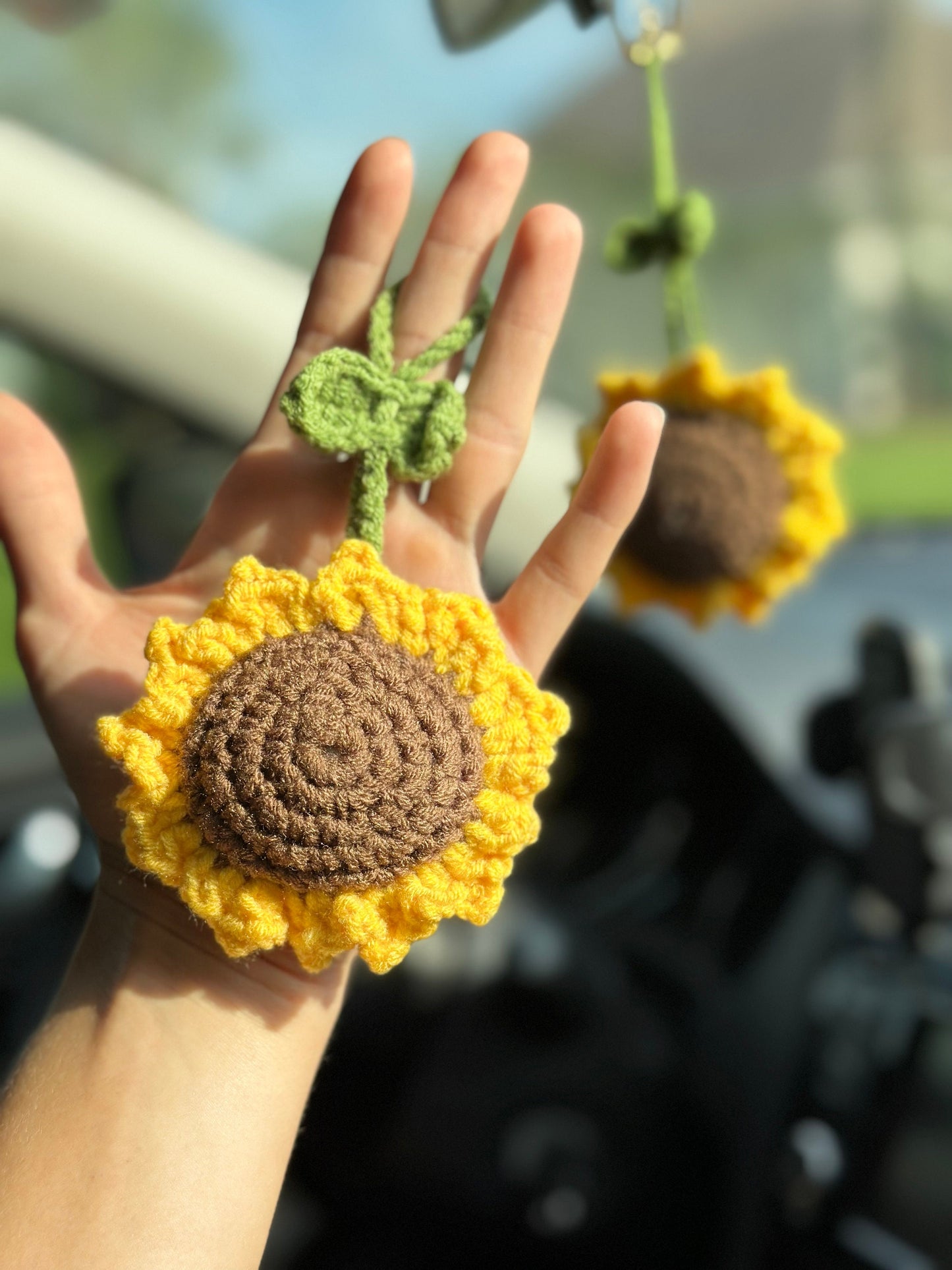 Sunflower Keychain