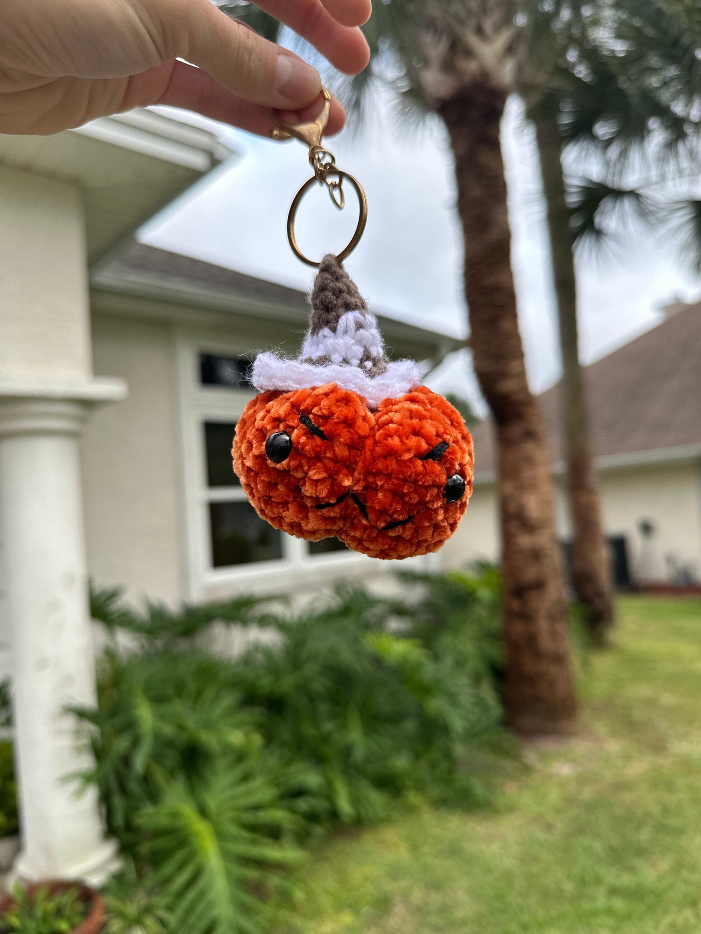 Pumpkin Keychain