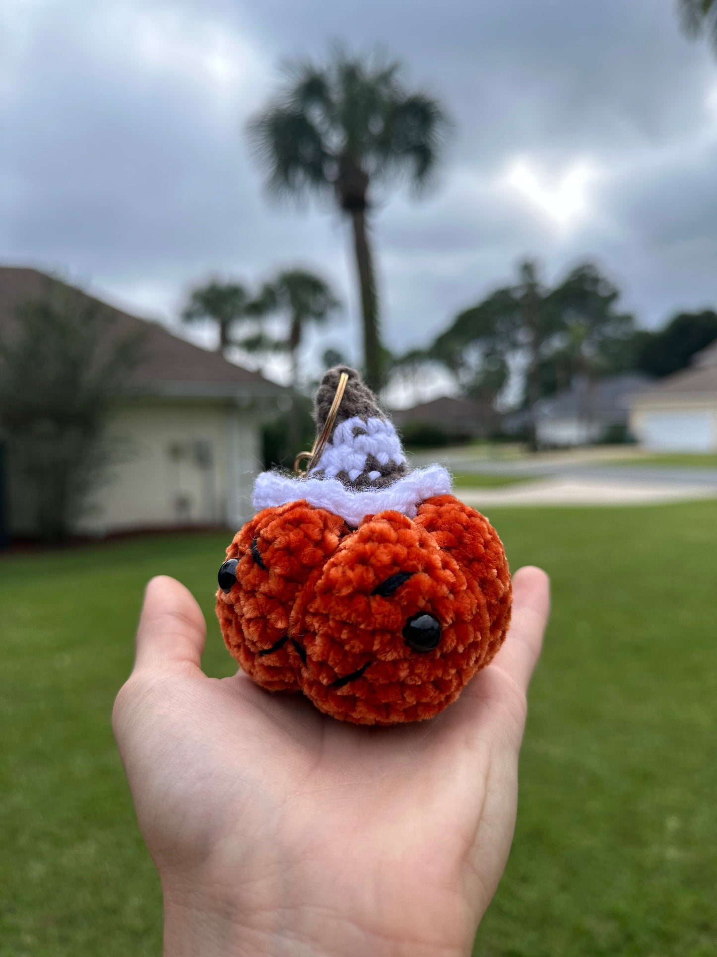 Pumpkin Keychain