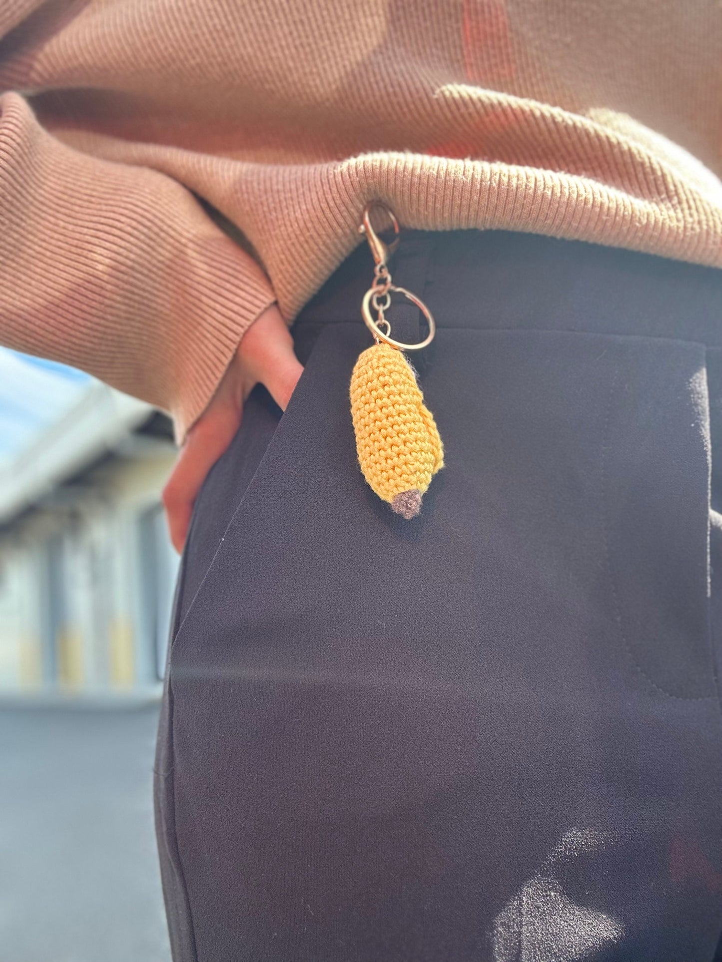 Banana Keychain