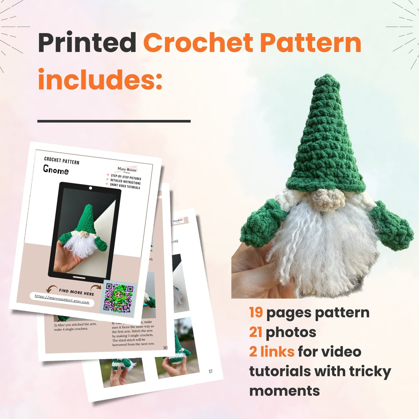 DIY Crochet Kit: Gnome