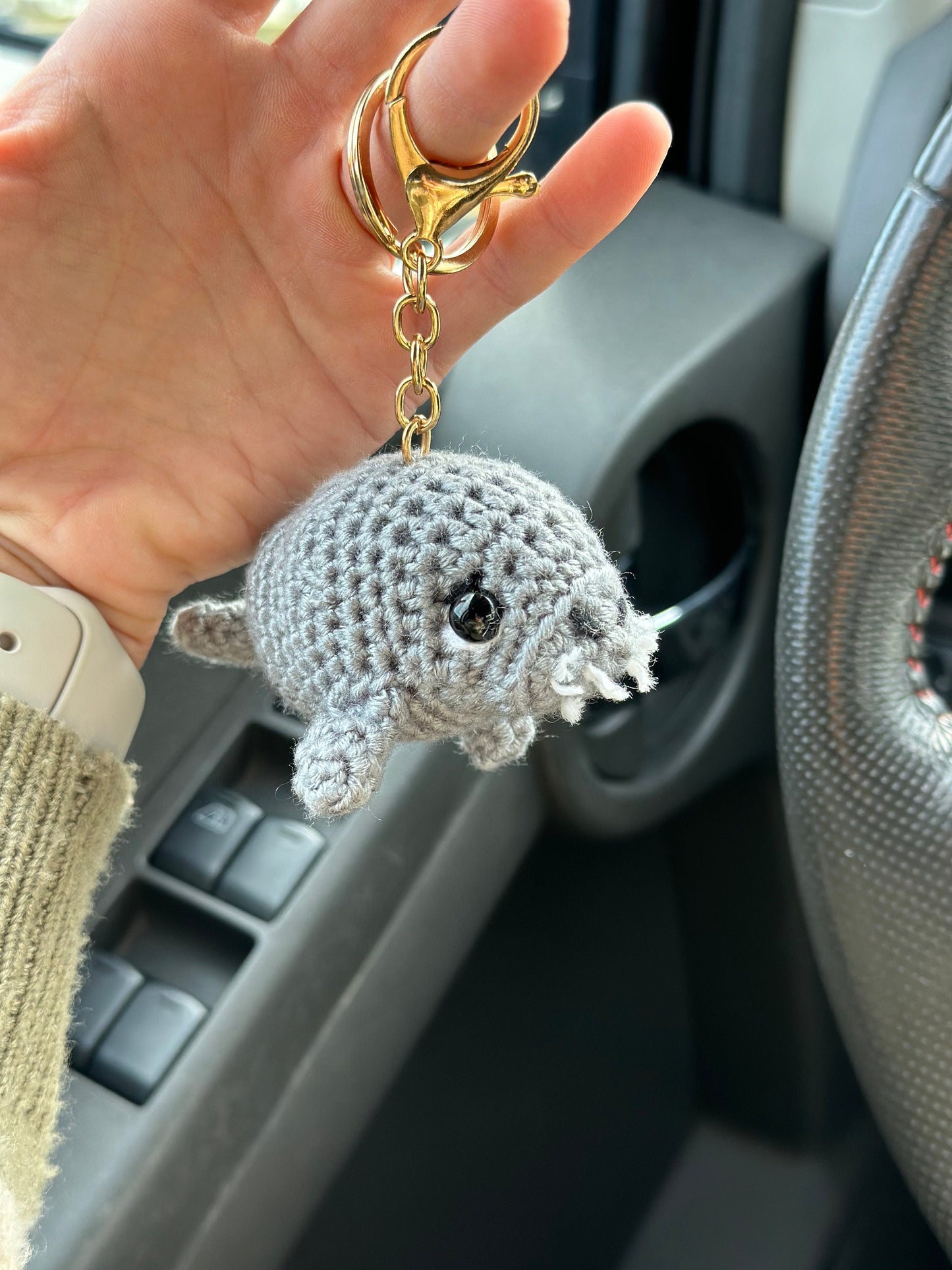 Manatee Keychain
