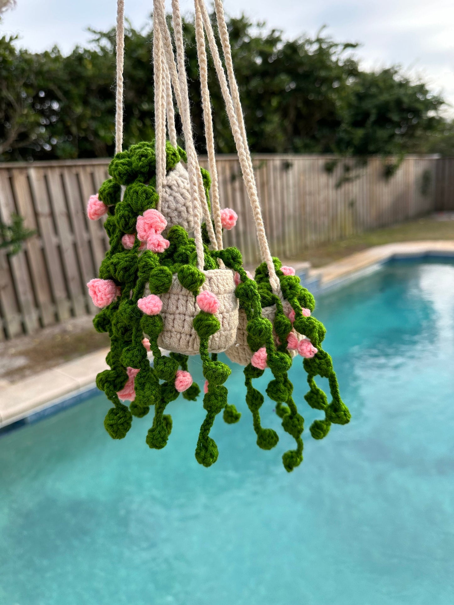 String of Pearls with Flowers
