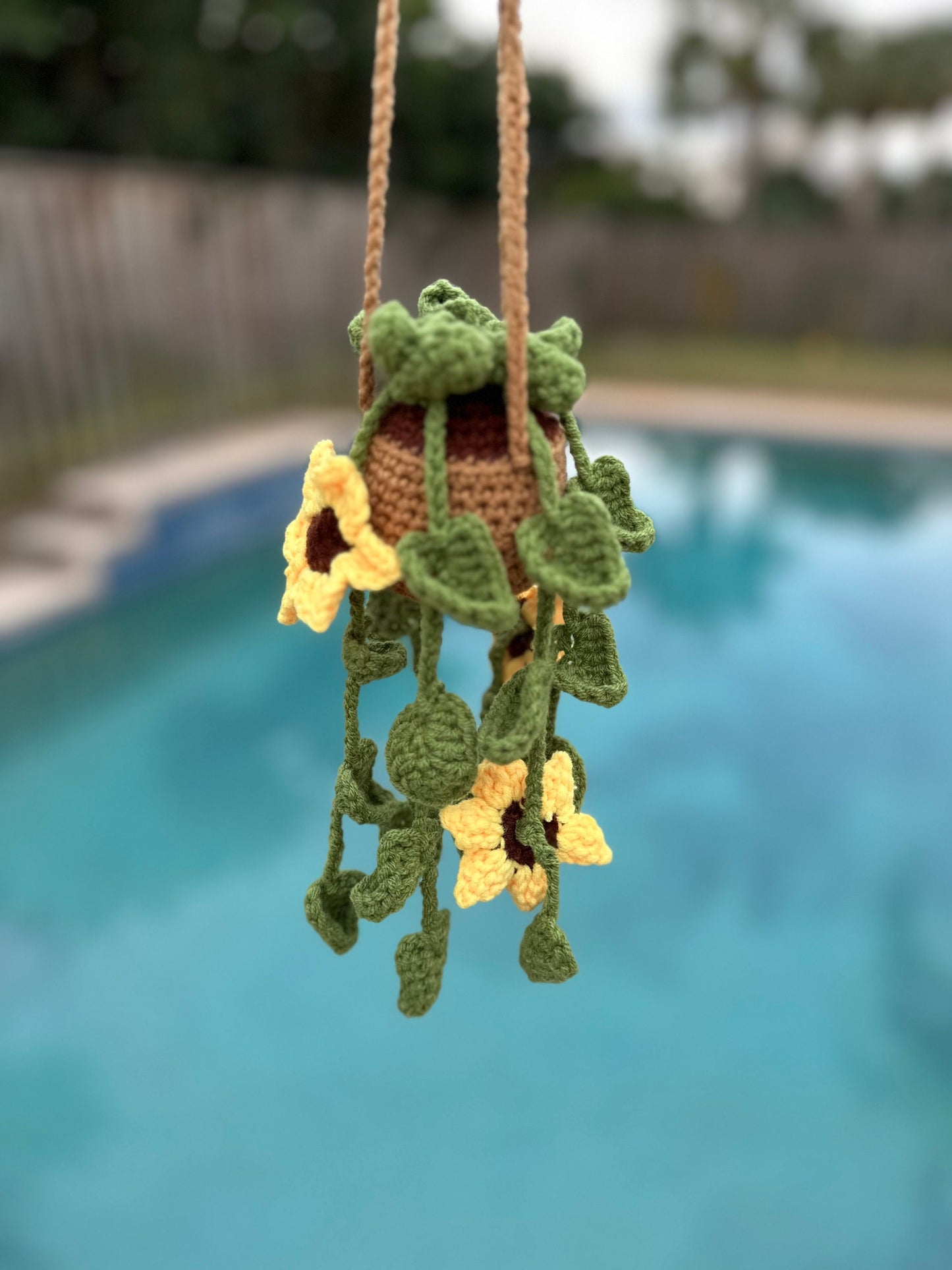 CROCHET SUNFLOWER PLANT