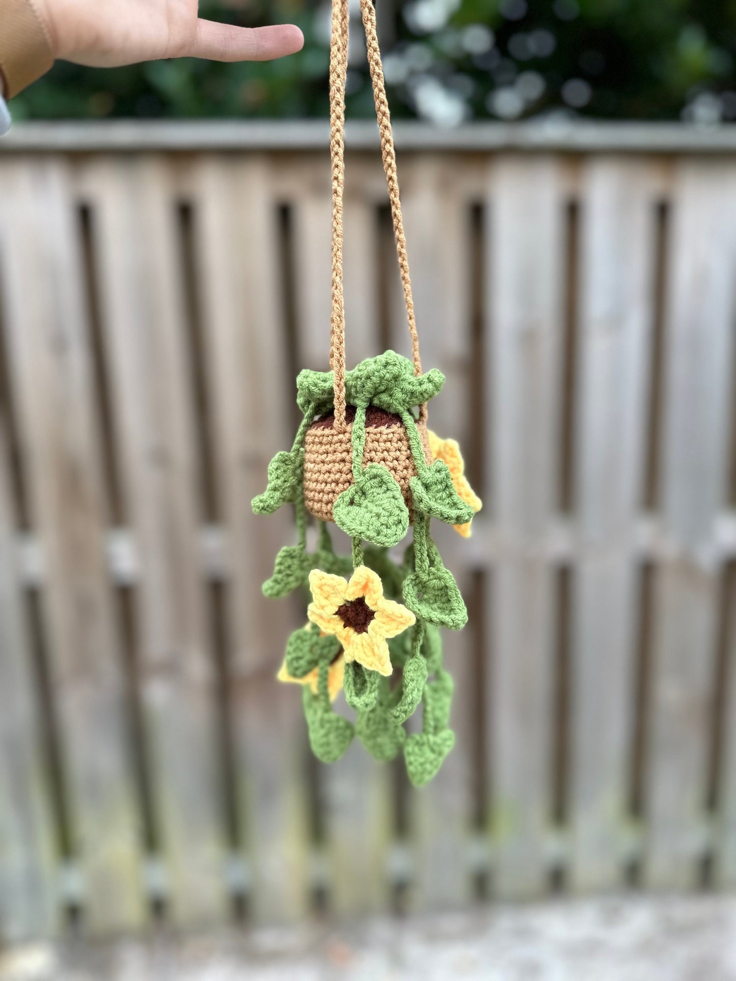 CROCHET SUNFLOWER PLANT