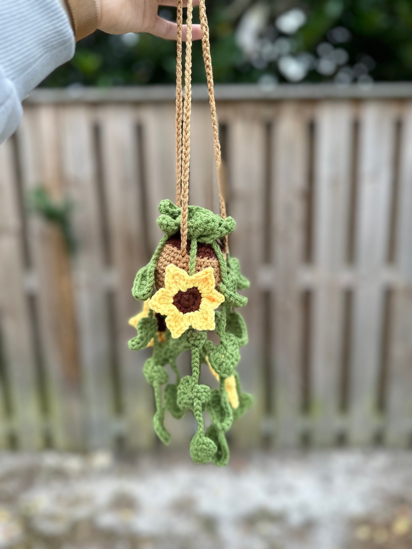 CROCHET SUNFLOWER PLANT