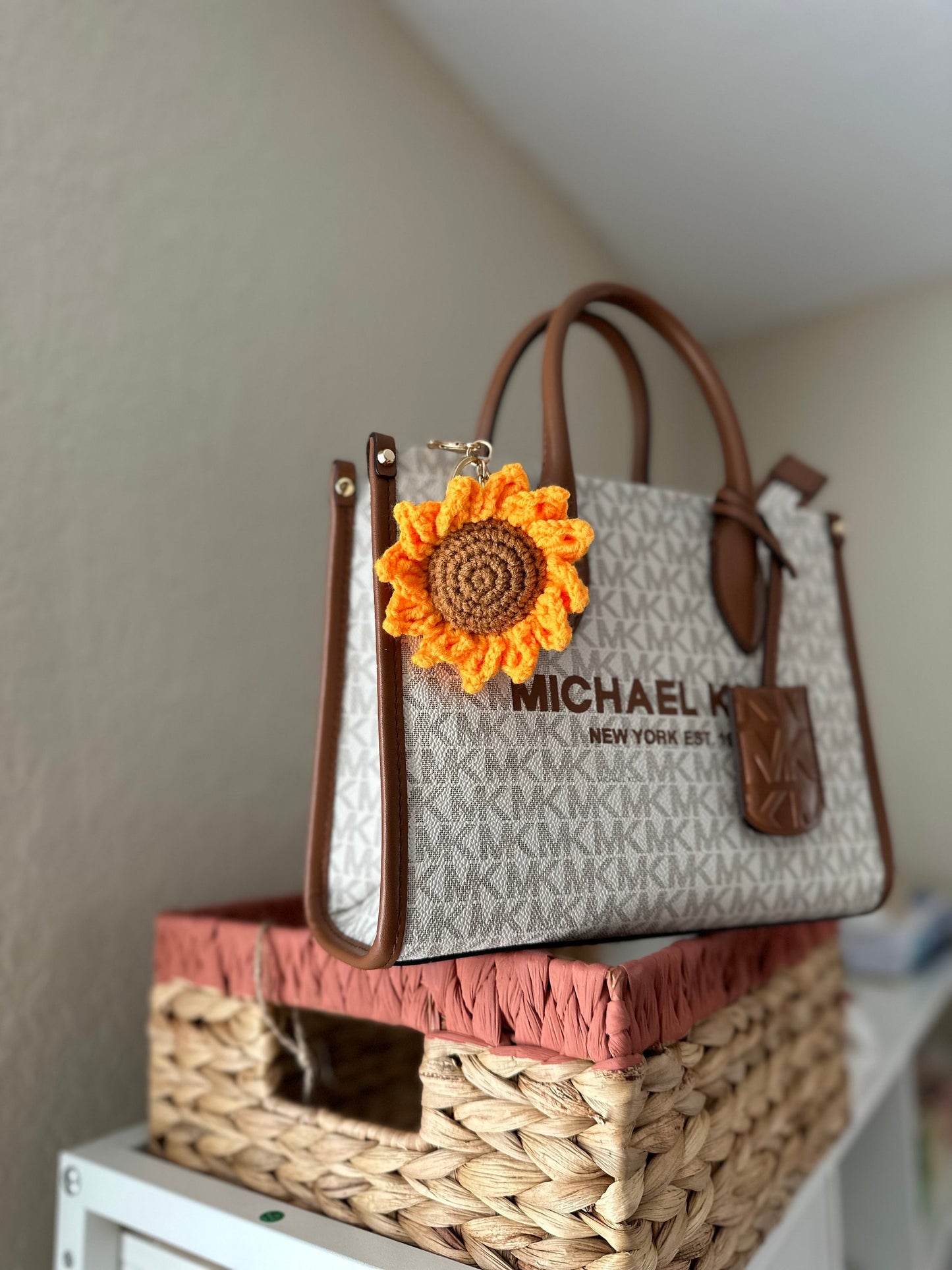 Sunflower Keychain