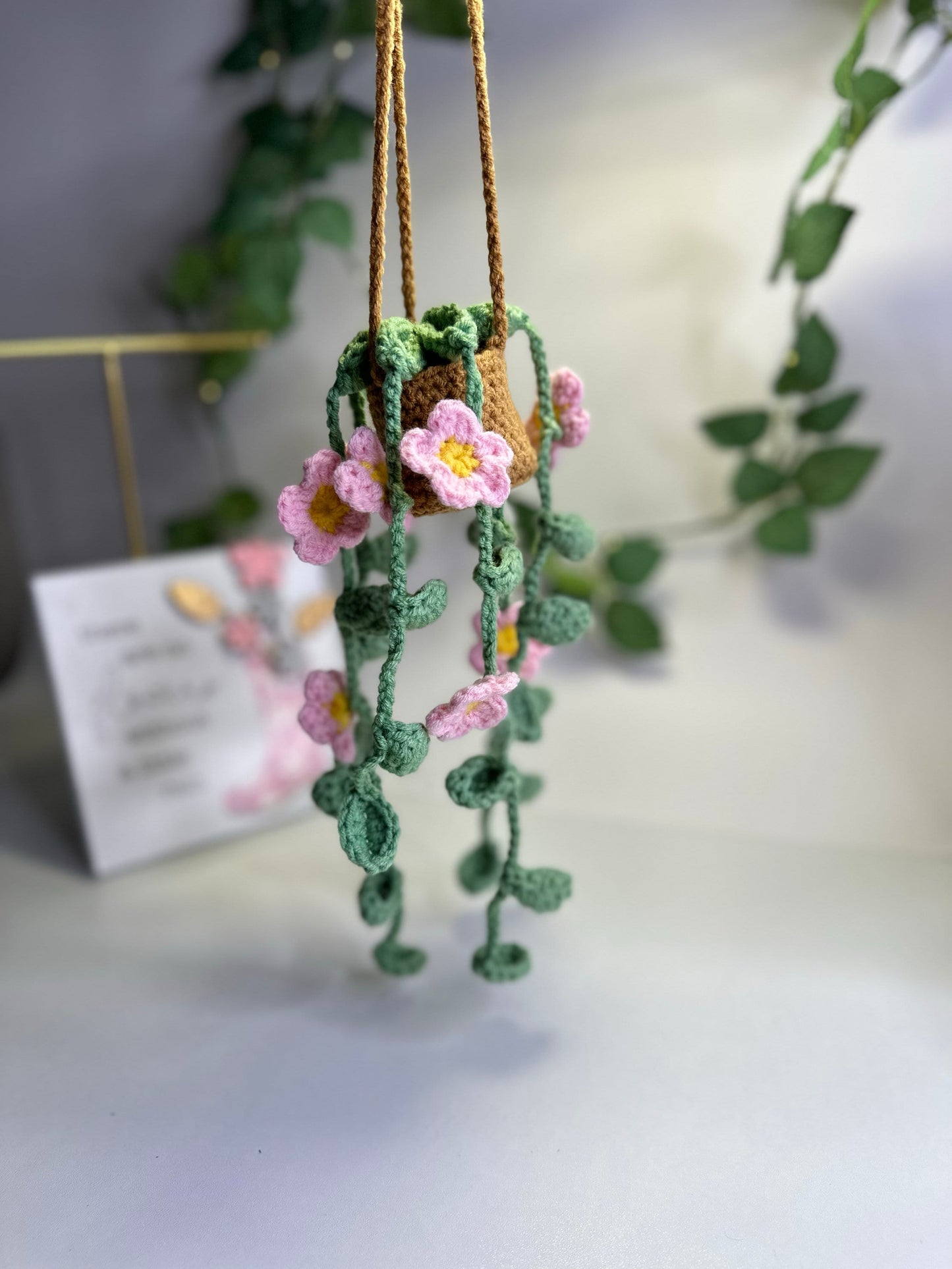 Hanging Plant with Lavender
