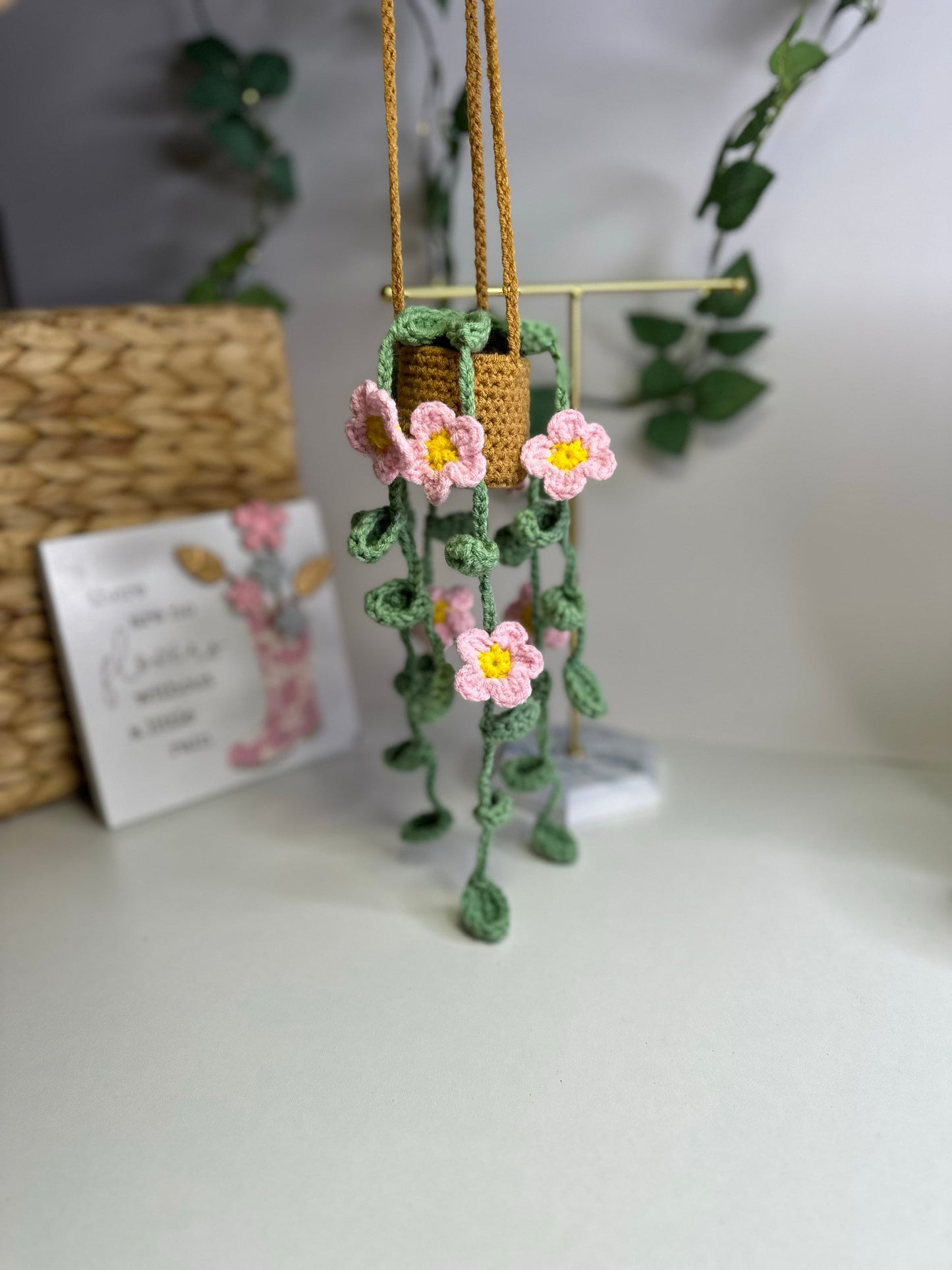 Hanging Plant with Lavender