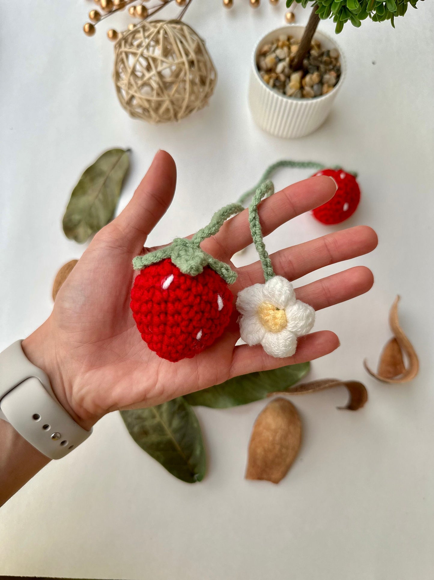 Strawberry Keychain