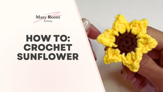 How to: Crochet Sunflower Flower